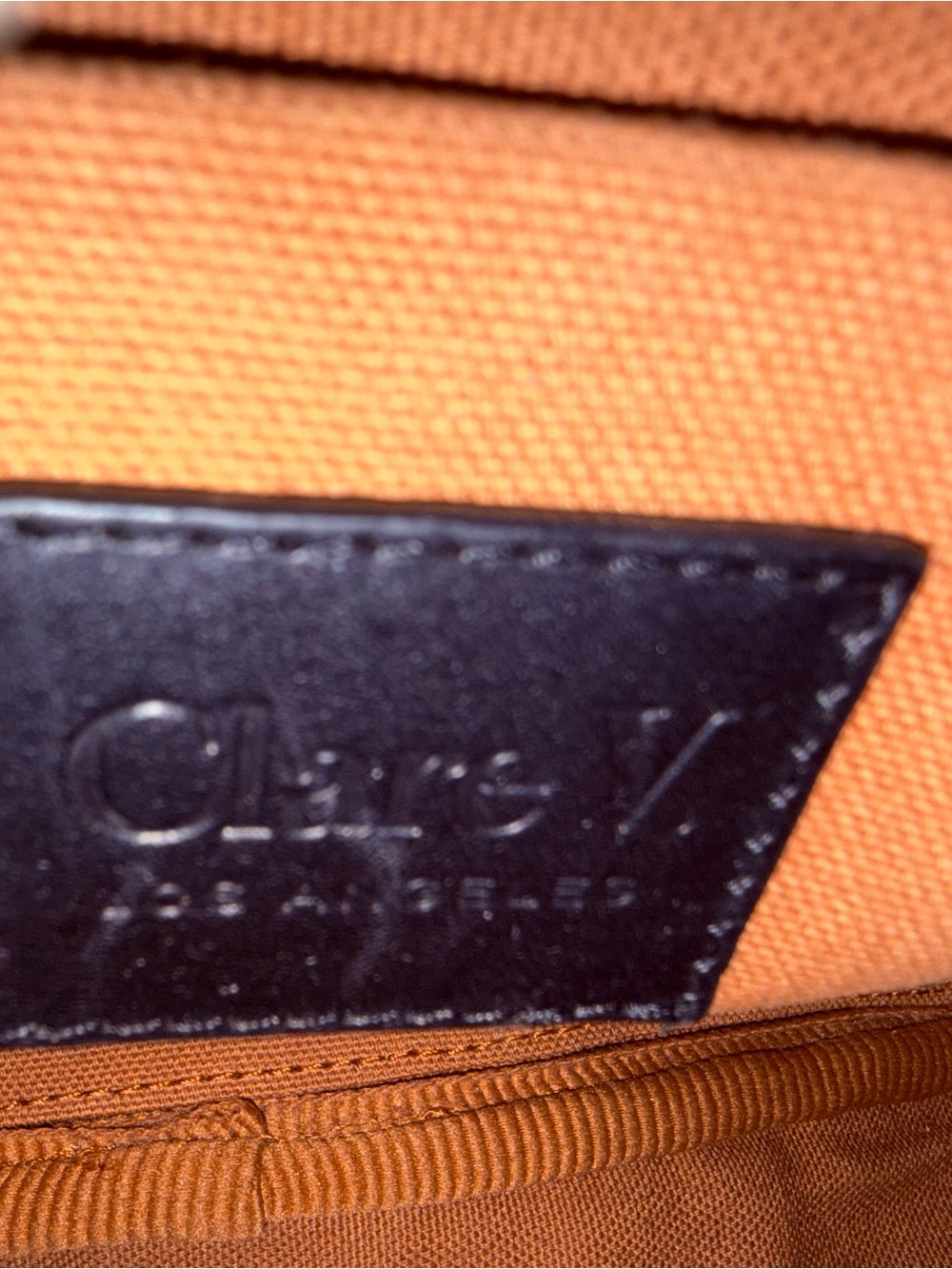Clare V. Marisol Pinstripe Woven Checkered - Picture 12 of 13